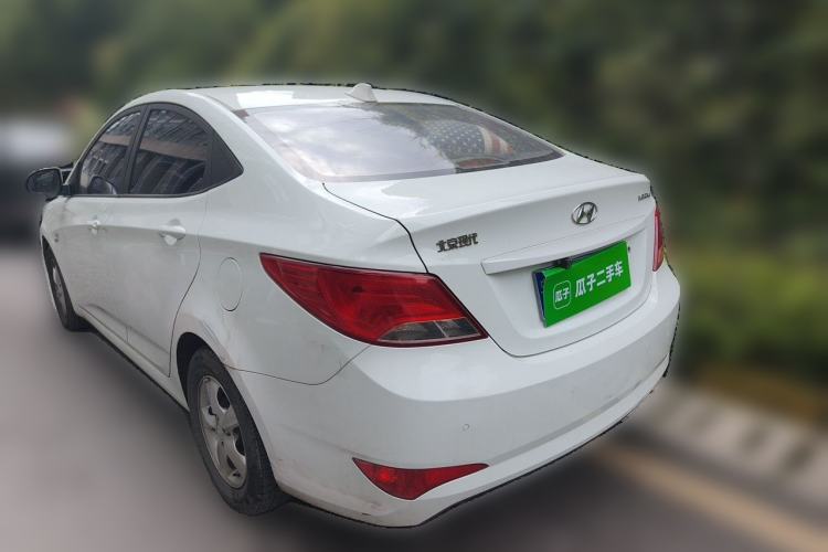 Used Hyundai Verna (older generation) 2016 1.4L Automatic Smart GLS Rear Left 45 Deg