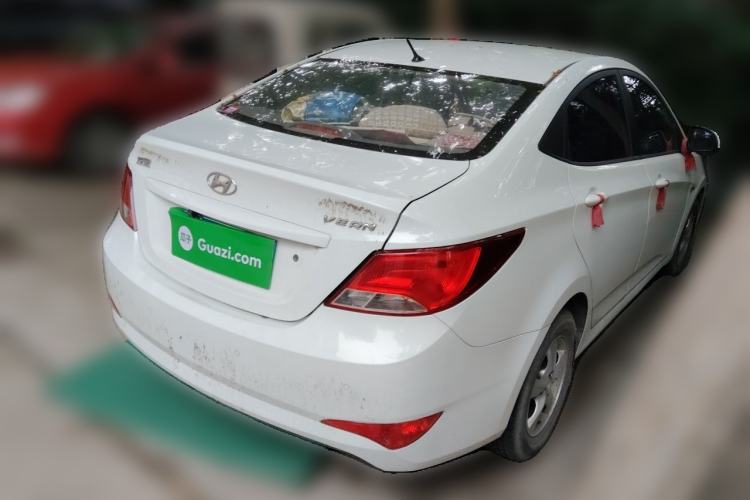 Used Hyundai Verna (older generation) 2016 1.4L Automatic Fashionable GS Model Rear Right 45 Deg