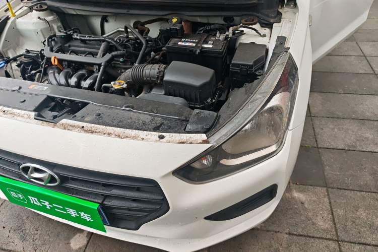 Used Hyundai Verna (older generation) 2017 1.4L Manual Huancailian Connected Version China V Standard Engine Bay Left