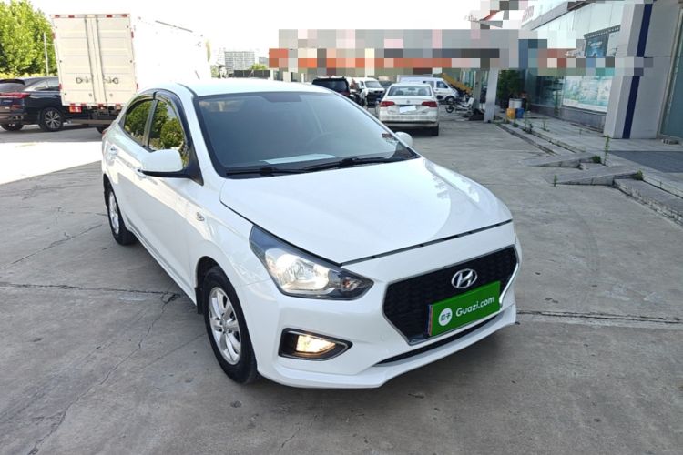 Used Hyundai Verna (older generation) 2017 1.4L Manual Huancai Edition China V Standard Front Right 45 Deg