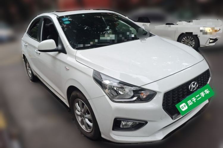 Used Hyundai Verna (older generation) 2017 1.4L Automatic YueXiang Edition China V-standard Front Right 45 Deg