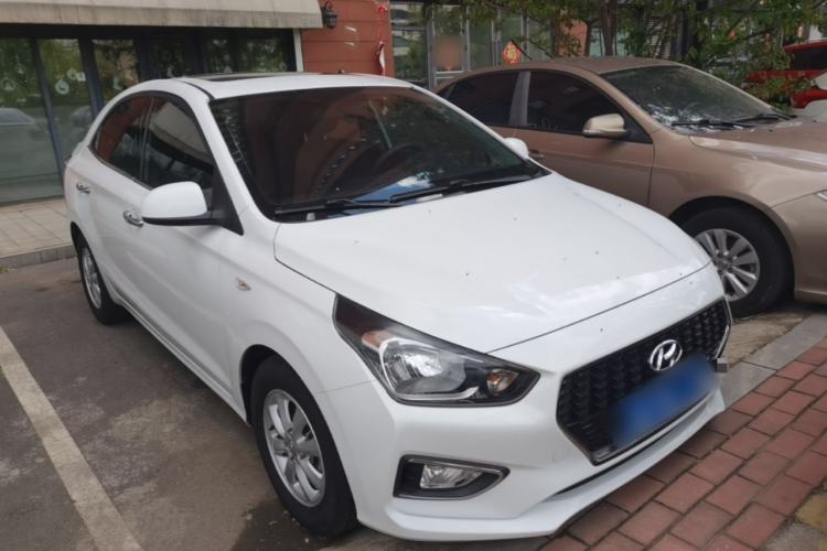 Used Hyundai Verna (older generation) 2017 1.4L Automatic YueXiang Edition China V-standard Front Right 45 Deg