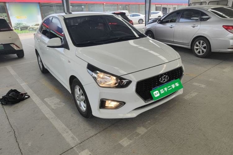 Used Hyundai Verna (older generation) 2017 1.4L Automatic YueXiang Edition China V-standard Front Right 45 Deg