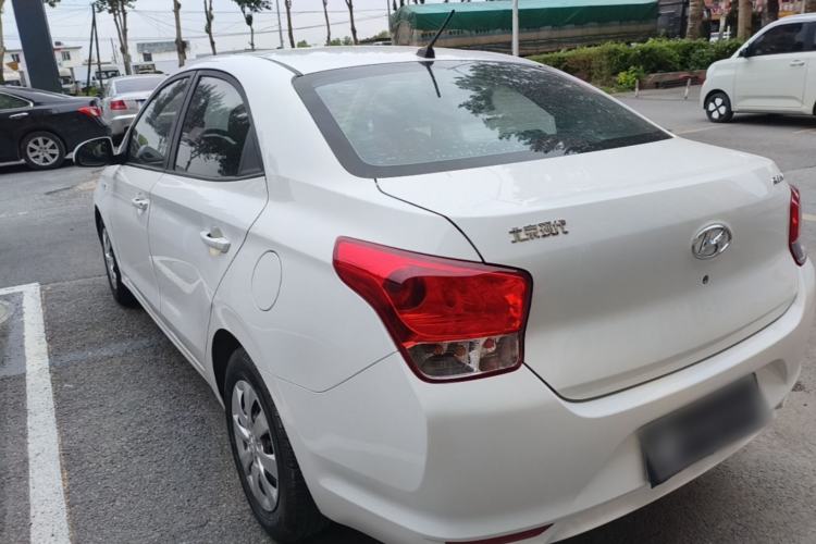 Used Hyundai Verna (older generation) 2017 1.4L Manual Refreshed Version China V Standard Rear Left 45 Deg