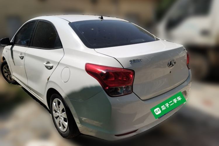 Used Hyundai Verna (older generation) 2017 1.4L Manual Refreshed Version China V Standard Rear Left 45 Deg