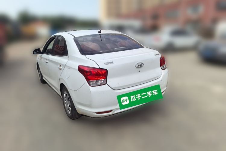 Used Hyundai Verna (older generation) 2017 1.4L Manual Refreshed Version China V Standard Rear Left 45 Deg