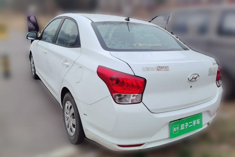 Used Hyundai Verna (older generation) 2017 1.4L Manual Refreshed Version China V Standard Rear Left 45 Deg