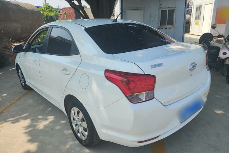Used Hyundai Verna (older generation) 2017 1.4L Manual Refreshed Version China V Standard Rear Left 45 Deg