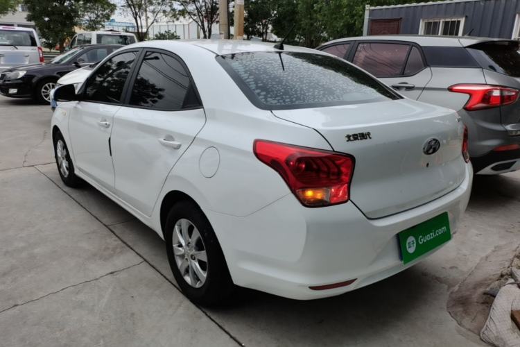 Used Hyundai Verna (older generation) 2017 1.4L Manual Refreshed Version China V Standard Rear Left 45 Deg