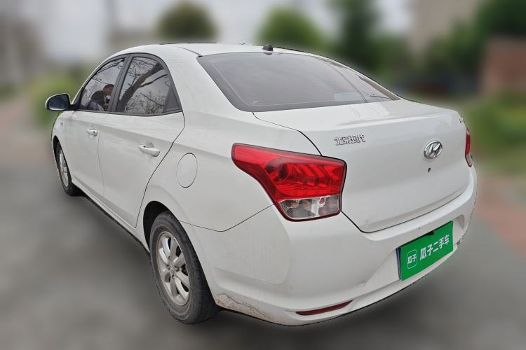 Used Hyundai Verna (older generation) 2017 1.4L Manual Huancai Edition China V Standard Rear Left 45 Deg