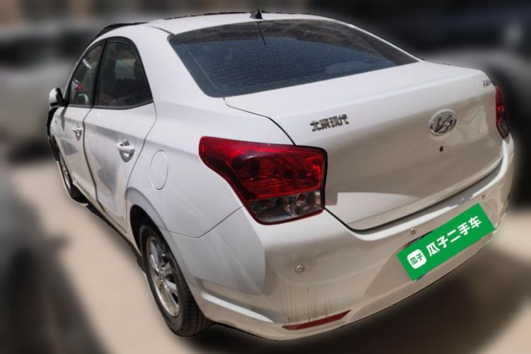 Used Hyundai Verna (older generation) 2017 1.4L Manual Huancai Edition China V Standard Rear Left 45 Deg