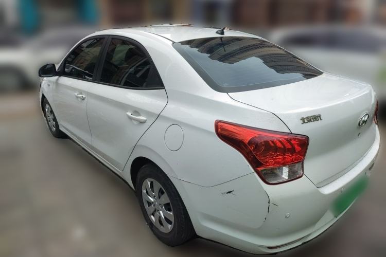 Used Hyundai Verna (older generation) 2017 1.4L Manual Refreshed Version China V Standard Rear Left 45 Deg