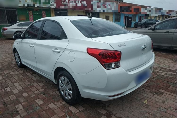 Used Hyundai Verna (older generation) 2017 1.4L Manual Refreshed Version China V Standard Rear Left 45 Deg