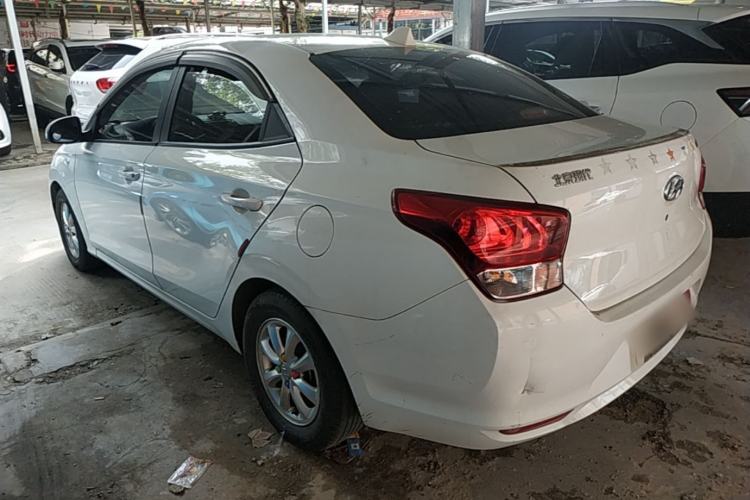 Used Hyundai Verna (older generation) 2017 1.4L Manual Huancai Edition China V Standard Rear Left 45 Deg