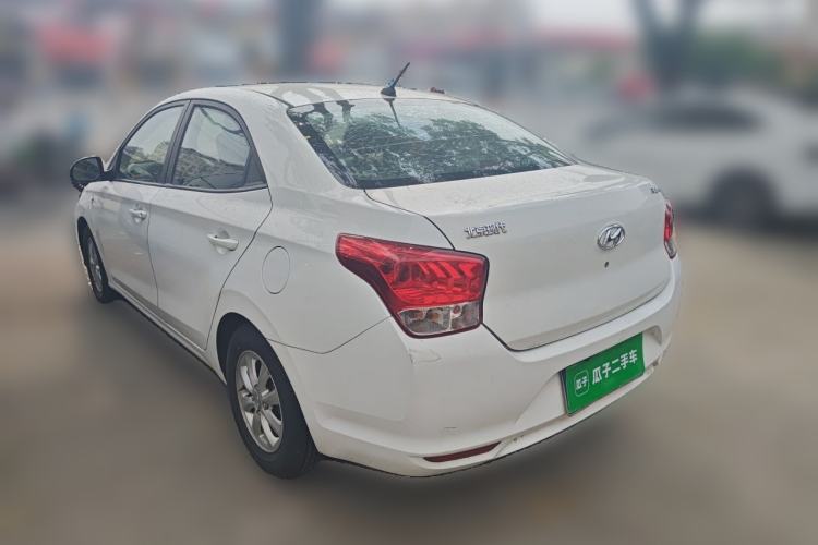 Used Hyundai Verna (older generation) 2017 1.4L Manual Huancai Edition China V Standard Rear Left 45 Deg