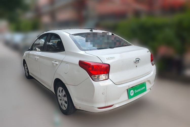 Used Hyundai Verna (older generation) 2017 1.4L Manual Refreshed Version China V Standard Rear Left 45 Deg