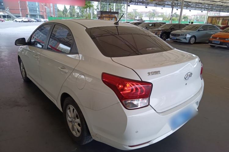 Used Hyundai Verna (older generation) 2017 1.4L Automatic YueXiang Edition China VI Standard Rear Left 45 Deg