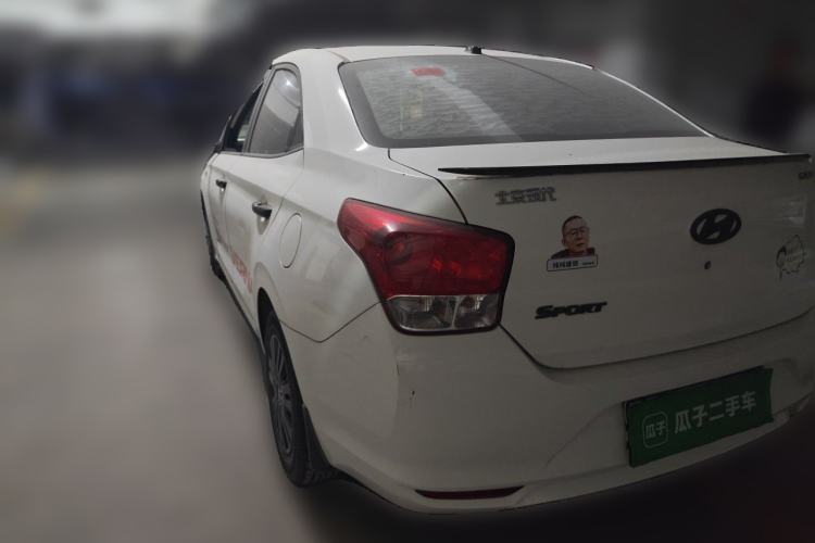 Used Hyundai Verna (older generation) 2017 1.4L Manual Refreshed Version China V Standard Rear Left 45 Deg