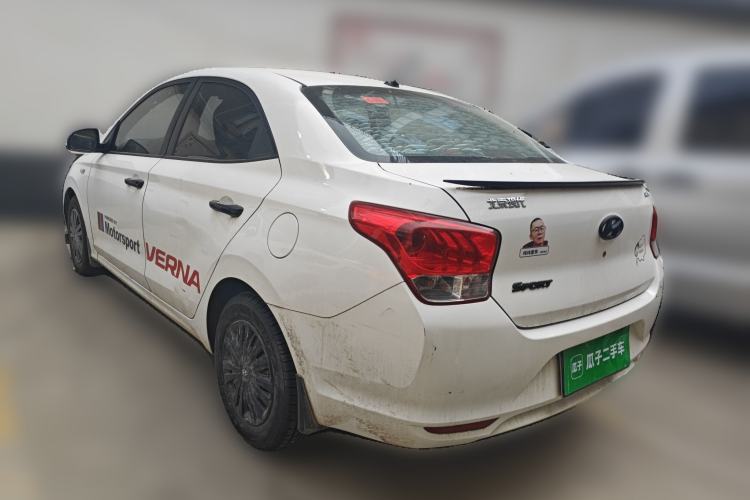 Used Hyundai Verna (older generation) 2017 1.4L Manual Refreshed Version China V Standard Rear Left 45 Deg