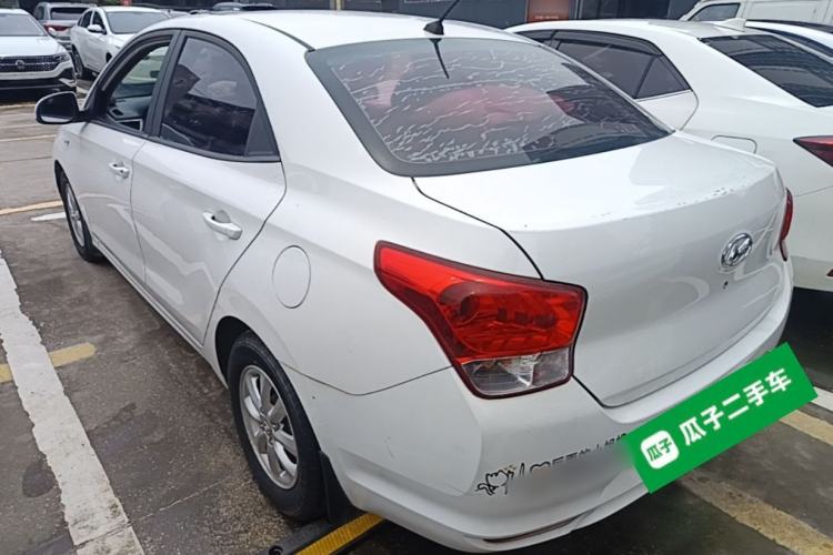 Used Hyundai Verna (older generation) 2017 1.4L Manual Huancai Edition China V Standard Rear Left 45 Deg