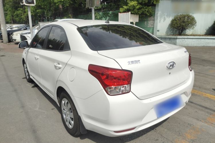 Used Hyundai Verna (older generation) 2017 1.4L Manual Refreshed Version China VI Standard Rear Left 45 Deg