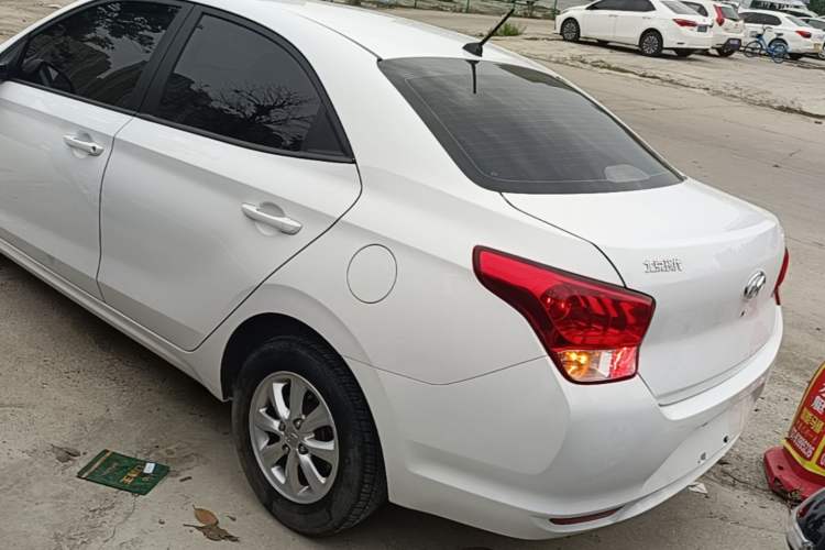 Used Hyundai Verna (older generation) 2017 1.4L Manual Huancai Edition China V Standard Rear Left 45 Deg