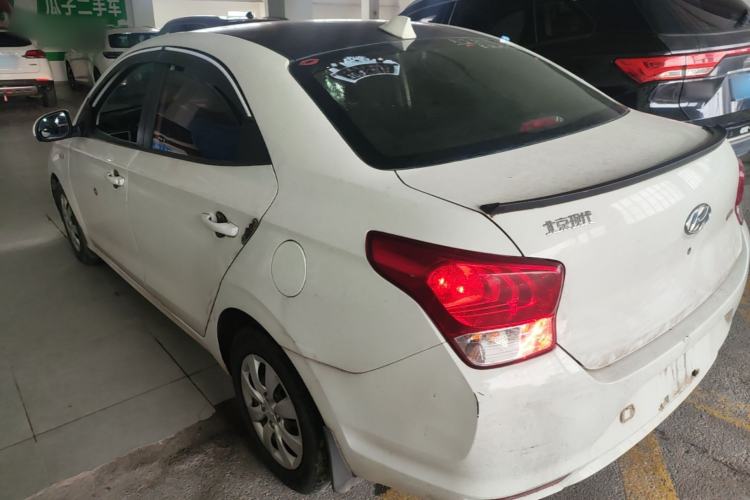 Used Hyundai Verna (older generation) 2017 1.4L Manual Refreshed Version China V Standard Rear Left 45 Deg