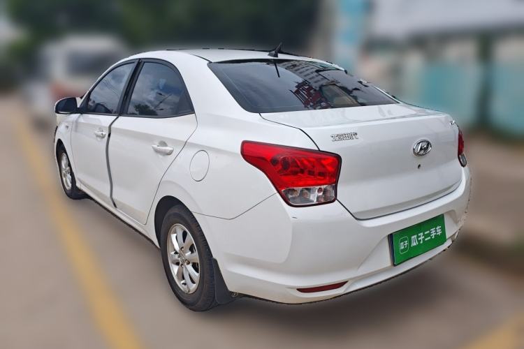 Used Hyundai Verna (older generation) 2017 1.4L Manual Huancai Edition China V Standard Rear Left 45 Deg