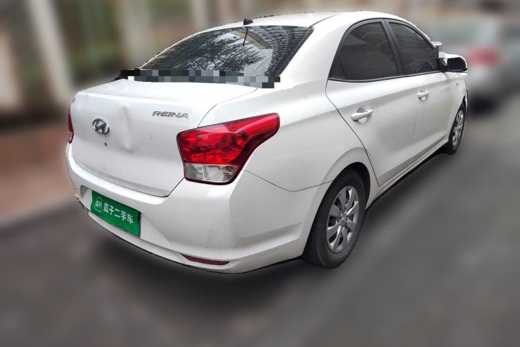 Used Hyundai Verna (older generation) 2017 1.4L Manual Refreshed Version China VI Standard Rear Right 45 Deg