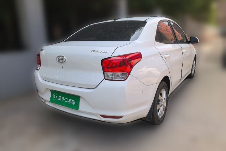 Used Hyundai Verna (older generation) 2017 1.4L Manual Refreshed Version China V Standard Rear Right 45 Deg