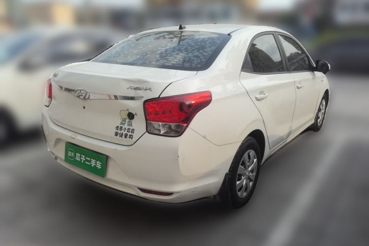 Used Hyundai Verna (older generation) 2017 1.4L Manual Refreshed Version China VI Standard Rear Right 45 Deg