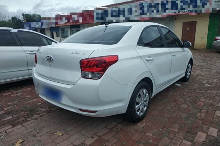 Used Hyundai Verna (older generation) 2017 1.4L Manual Refreshed Version China V Standard Rear Right 45 Deg