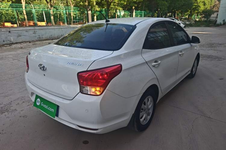 Used Hyundai Verna (older generation) 2017 1.4L Manual Huancai Edition China VI Rear Right 45 Deg