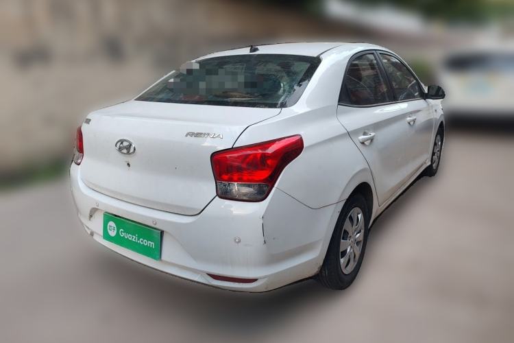 Used Hyundai Verna (older generation) 2017 1.4L Manual Refreshed Version China V Standard Rear Right 45 Deg