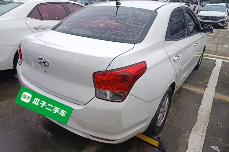 Used Hyundai Verna (older generation) 2017 1.4L Manual Huancai Edition China V Standard Rear Right 45 Deg