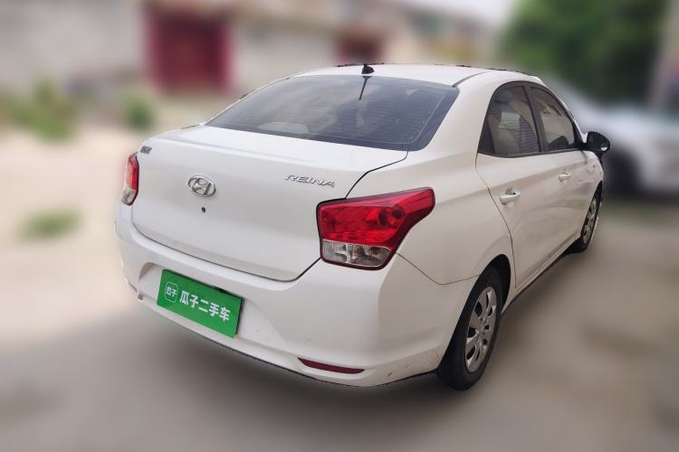 Used Hyundai Verna (older generation) 2017 1.4L Manual Refreshed Version China V Standard Rear Right 45 Deg