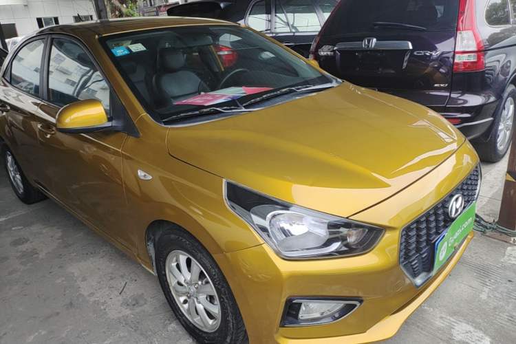 Used Hyundai Verna (older generation) 2017 1.4L Automatic YueXiang Edition China V-standard Front Right 45 Deg