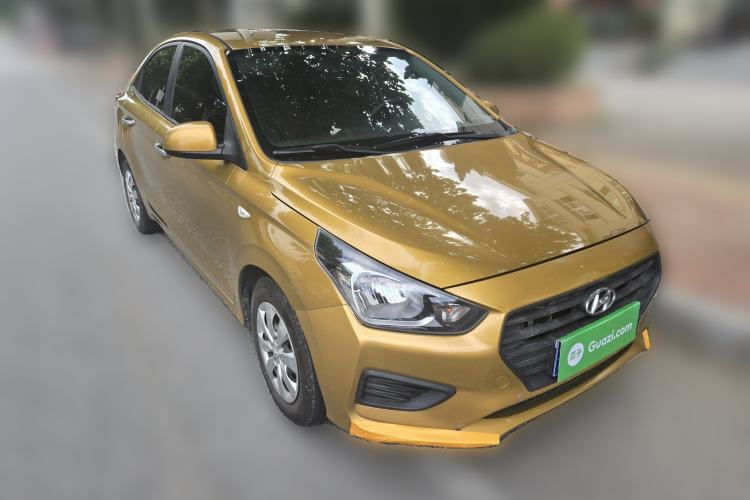 Used Hyundai Verna (older generation) 2017 1.4L Manual Refreshed Version China V Standard Front Right 45 Deg