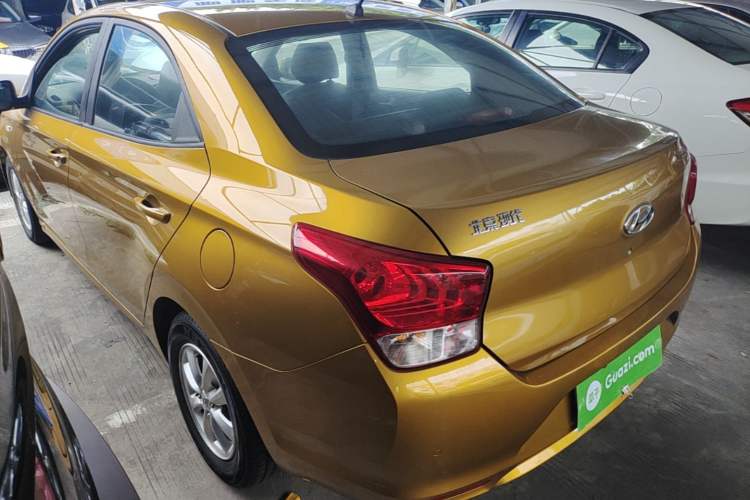 Used Hyundai Verna (older generation) 2017 1.4L Automatic YueXiang Edition China V-standard Rear Left 45 Deg