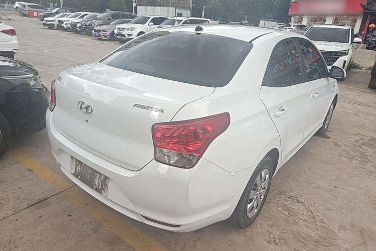 Used Hyundai Verna (older generation) 2020 1.4L Manual GL Refreshed Edition Rear Right 45 Deg