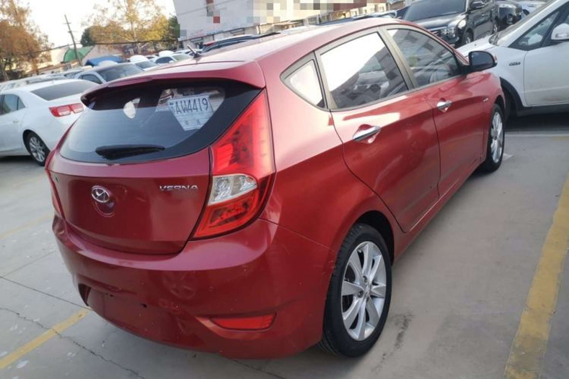 Used Hyundai Verna Ray 2014 1.6L Automatic TOP Rear Right 45 Deg