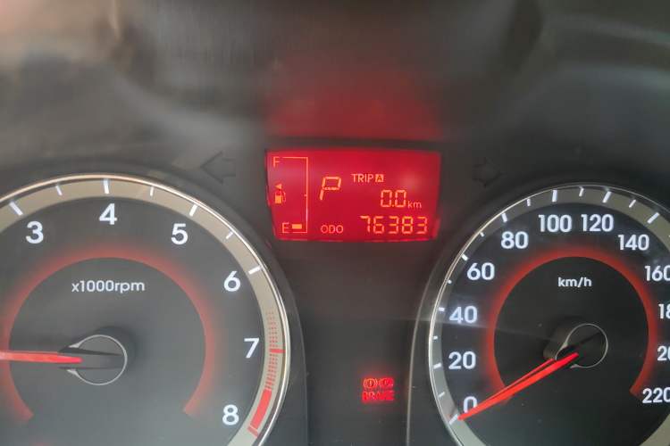 Used Hyundai Verna Ray 2016 1.4L Automatic Leading-Edge GLX Odometer Close Up