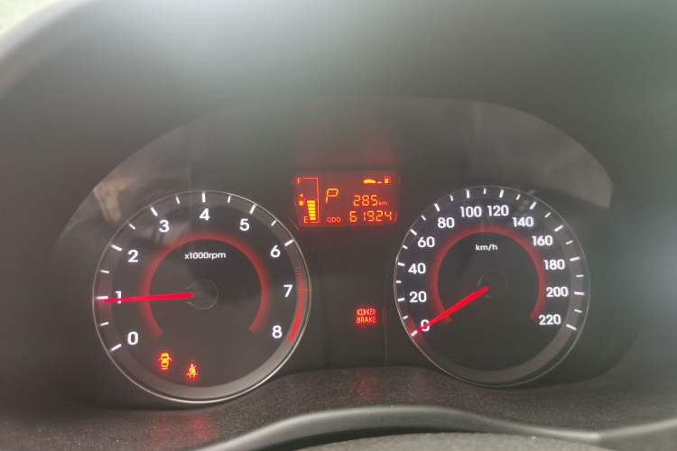 Used Hyundai Verna Ray 2016 1.4L Automatic Leading-Edge GLX Odometer Close Up