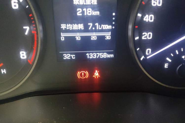 Used Hyundai Verna RV 2017 1.4L Automatic Sport Version National Emission Standard V Odometer Close Up