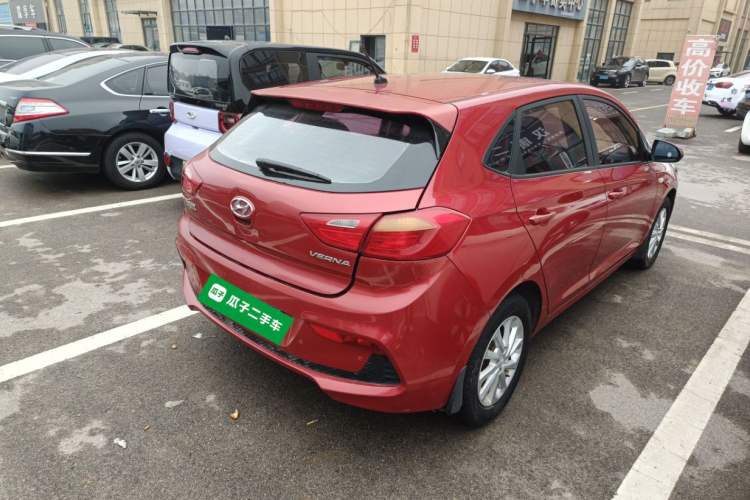 Used Hyundai Verna RV 2017 1.4L Automatic Cool Edition GLS China V Emission Standard Rear Right 45 Deg