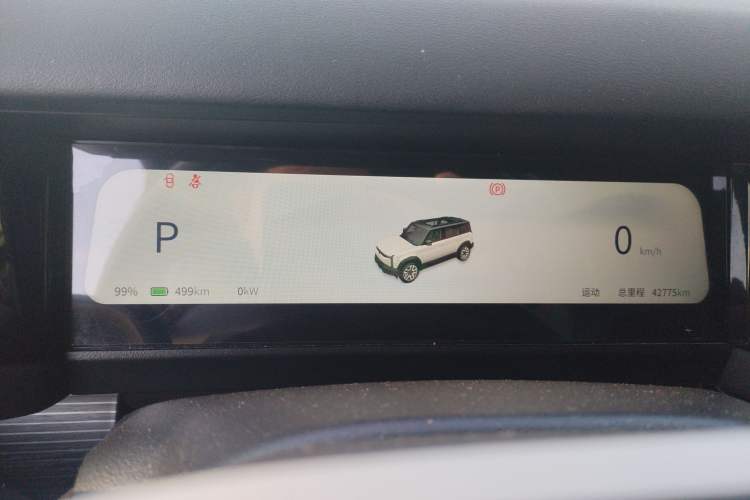 Used iCAR 03 2024 501km Four-wheel Drive Long-Range Advanced Version Instrument Cluster