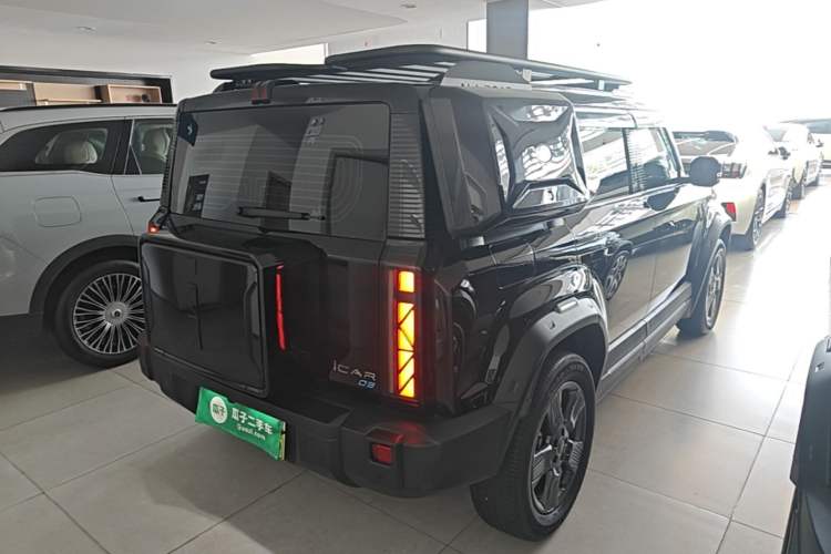 Used iCAR 03 2024 501km Two-Wheel Drive Long-Range Yuechao Edition Rear Right 45 Deg