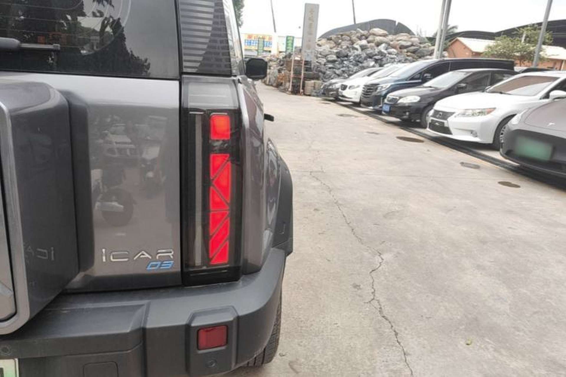 Used iCAR 03 2024 501km Two-Wheel Drive Long-Range Yuechao Edition Right Rear Taillight