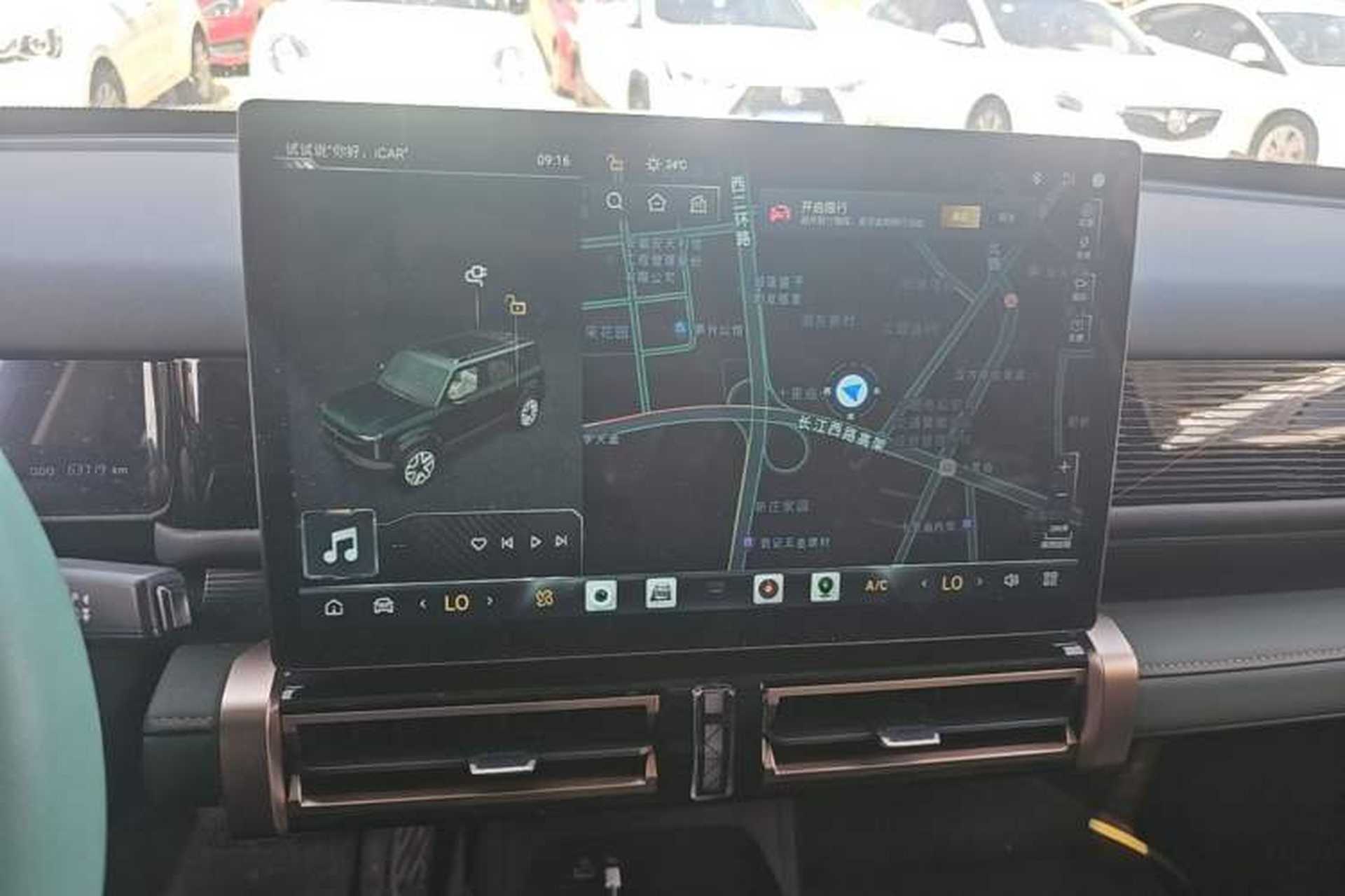 Used iCAR 03 2024 501km Two-Wheel Drive Long-Range Version Audio And AC Panel
