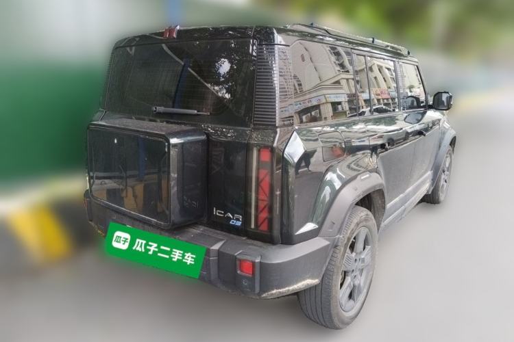 Used iCAR 03 2024 501km Two-Wheel Drive Long-Range Version Rear Right 45 Deg